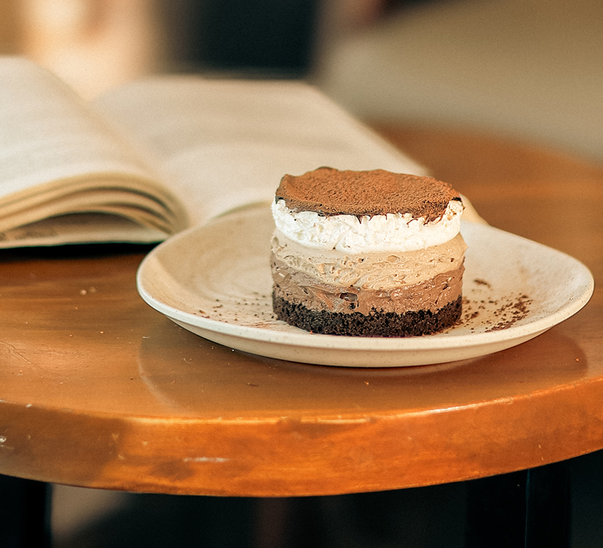 Triple Chocolate Mousse Cake